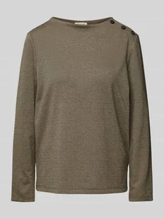 Bluza o kroju regular fit z dodatkiem wiskozy - Bluzy damskie - miniaturka - grafika 1