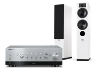 Zestawy stereo - Yamaha R-N1000A (srebrny) + Tesi 5 (biały) - miniaturka - grafika 1