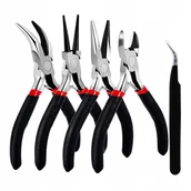 Zestawy biżuterii dla kobiet - Zestaw narzędzi jubilerskich do robienia biżuterii cążki szczypce pęseta - miniaturka - grafika 1