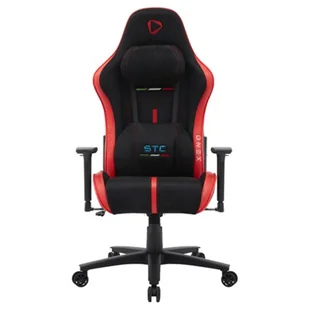 Fotel gamingowy ONEX STC Alcantara serii L - Czarny/Czerwony | Onex - Fotele gamingowe - miniaturka - grafika 1