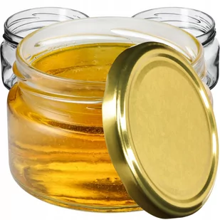 Słoiki Denia 250ml 100 szt. 82mm + wieczko złote - Pojemniki kuchenne - miniaturka - grafika 1