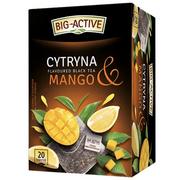 Herbata - Big-Active Big-Active Cytryna & Mango Herbata czarna z kawałkami owoców 40 g (20 torebek) - miniaturka - grafika 1