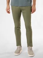 Spodnie męskie - DENIM by Nils Sundström Chinosy Mężczyźni Bawełna zielony jednolity, 31-30 - miniaturka - grafika 1