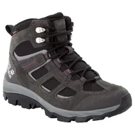 Buty trekkingowe damskie - Damskie buty turystyczne Jack Wolfskin Vojo 3 Texapore Mid W Rozmiar butów (UE): 40 / Kolor: ciemnoszary - miniaturka - grafika 1