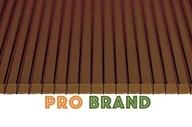 Inne materiały budowlane - Poliwęglan komorowy ProBrand 6x2,1 dym brąz 10mm - miniaturka - grafika 1
