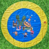 Akcesoria do basenów - Mata wodna fontanna basen dziecięcy ogrodowy 100cm - miniaturka - grafika 1