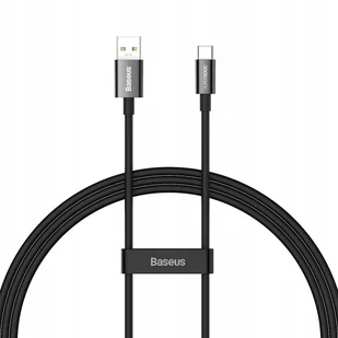 BASEUS SUPERIOR SERIES KABEL SUPERVOOC USB-A DO USB-C 65W 1M CZARNY - Kable USB - miniaturka - grafika 1