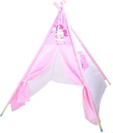 Namioty i tipi dla dzieci - Jokomisiada Namiot z różowym jednorożcem wigwam Tipi ZA3555 - miniaturka - grafika 1
