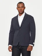 Marynarki męskie - Calvin Klein Marynarka K10K112971 Granatowy Slim Fit - miniaturka - grafika 1