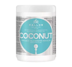 Kallos Coconut Odżywczo-Wzmacniająca Maska Do Włosów Z Olejkiem Kokosowym 1000ml - Maski do włosów - miniaturka - grafika 2