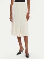 Spódnice - Rinascimento Spódnica midi CFC0122491003 Écru Regular Fit - miniaturka - grafika 1