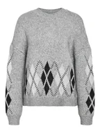 Swetry damskie - Noisy may Sweter w kolorze szarym - miniaturka - grafika 1