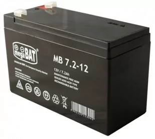 Max Pb 12V 7.2 Ah bezobsługowy waga 1.9kg prąd - Akcesoria rowerowe - miniaturka - grafika 1