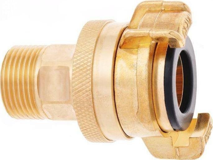 GEKA Zlacze gwintowane GEKA plus do wezy ssac. i wysokocis., mosiadz, gwint zewn. G3/4,opak.samoobsl.