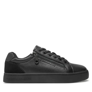 Sneakersy Calvin Klein Jeans Classic Cupsole Zip Low In YM0YM01254 Czarny - Sneakersy męskie - miniaturka - grafika 1