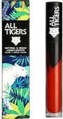 Szminki - All Tigers Natural &amp; Vegan Liquid Lipstick 886 Shake The Ground 8 ml (3701243208860) - miniaturka - grafika 1
