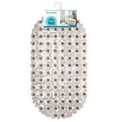 Maty antypoślizgowe - Mata łazienkowa PEBBLE 35 x 68 cm 28824 szary - miniaturka - grafika 1