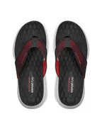 Klapki i japonki męskie - Skechers Japonki Vapor Foam Sandal 232894/BKRD Czarny - miniaturka - grafika 1