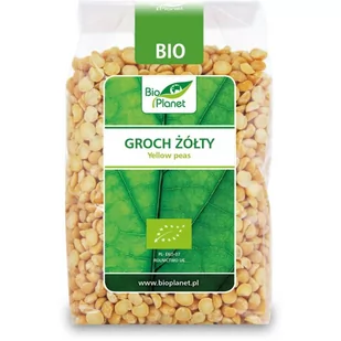 Bio Planet groch żółty połówki bio 400g 5907814668523 - Ziarna i nasiona roślin strączkowych - miniaturka - grafika 1