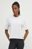 Koszulki sportowe damskie - Hummel t-shirt Ultra Boxy damski kolor szary - miniaturka - grafika 1