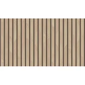 Tapety - Tapeta flizelinowa Expansio lamele 3D dębowe beżowy - miniaturka - grafika 1