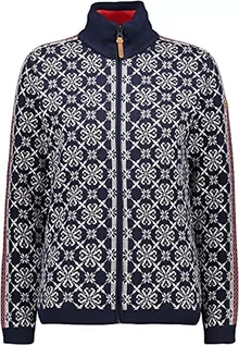 Swetry damskie - CMP CMP Sweter damski knitted Con Zip niebieski niebieski morski 48 7H26005 - grafika 1