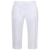 Spodnie sportowe damskie - Damskie spodnie 3/4 Regatta Bayletta Capri Rozmiar: S / Kolor: biały - miniaturka - grafika 1
