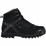 Buty trekkingowe męskie - Buty trekkingowe męskie CMP Moon Mid WP czarne 31Q4797U901 45 - miniaturka - grafika 1