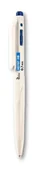 Długopisy - Tetis Długopis olejowy biały KD707-NB 0.7 mm niebieski - miniaturka - grafika 1