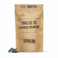 Witaminy i minerały - Twój Cel to Spirulina – 100 tabletek - miniaturka - grafika 1