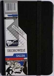 A7 Skorowidz Salsa czarny ELEFANT - Szkolne artykuły papiernicze - miniaturka - grafika 1