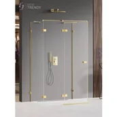 Kabiny prysznicowe - New Trendy EXK-2120 KABINA AVEXA GOLD SHINE PROSTOKĄTNA PRZY$767CIENNA L 120x90x200 CZYSTE 6mm ACTIVE SHIELD - miniaturka - grafika 1