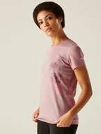 Koszulki sportowe damskie - Regatta Koszulka funkcyjna "Escade" w kolorze jasnoróżowym - miniaturka - grafika 1