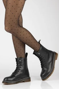 Glany ze skóry naturalnej Filippo GL429/23 BK - Glany damskie - miniaturka - grafika 5