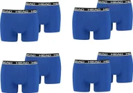 Majtki męskie - Bokserki męskie HEAD, 2-pak - Basic, bawełna stretch, jednokolorowe niebieski/czarny M - miniaturka - grafika 1