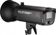 Lampy studyjne - Lampa studyjna Jinbei Studyjna lampa błyskowa Jinbei Pilot III 800 Pro z zoomem palnika - miniaturka - grafika 1