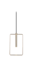 Lampy sufitowe - Lampa wisząca Faro 1 Złoty 0545 - Amplex - miniaturka - grafika 1