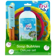Zabawki interaktywne dla dzieci - Zabawka FRU BLU Bańki mydlane Zestaw deluxe + Płyn DKF0484 - miniaturka - grafika 1