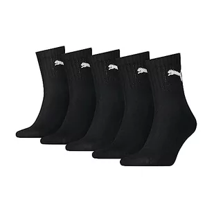 PUMA Puma Unisex Short Crew Socks (5 sztuk) Skarpety Uniseks, czarny , 47-49 EU - Skarpetki męskie - miniaturka - grafika 1