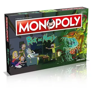 Hasbro Monopoly Rick and Morty - Pozostałe książki - miniaturka - grafika 1