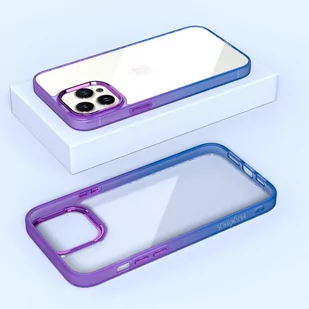 Etui Rainbow Tęczowe do iPhone 14 Pro Max fioletowo-niebieski - Etui i futerały do telefonów - miniaturka - grafika 4