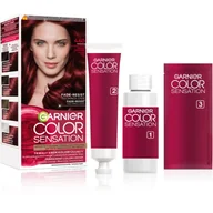 Farby do włosów i szampony koloryzujące - Garnier Color Sensation 4.60 Intensywna Ciemna Czerwień - miniaturka - grafika 1