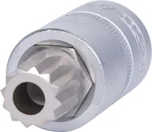Klucze i nasadki - KS Tools 150.9364 nasadka 1/2" z bitami do śrub wieloząbkowych (XZN), M16 4042146223949 - miniaturka - grafika 1