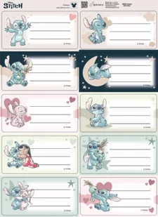 Naklejki na zeszyty pasek Stitch mix - Beniamin - Szkolne artykuły papiernicze - miniaturka - grafika 1