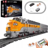 Klocki - Mould King Klocki Konstrukcyjne Lokomotywa Spalinowa 12018S EMD F7 Technics - miniaturka - grafika 1