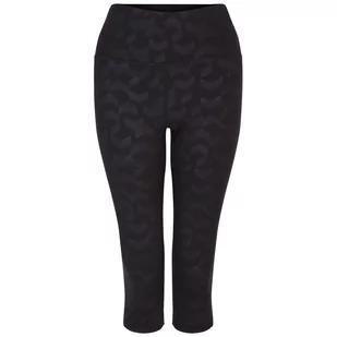 Legginsy damskie 3/4 Dare 2b Influential 3/4 Rozmiar: XXS / Kolor: czarny/szary - Spodnie sportowe damskie - miniaturka - grafika 1