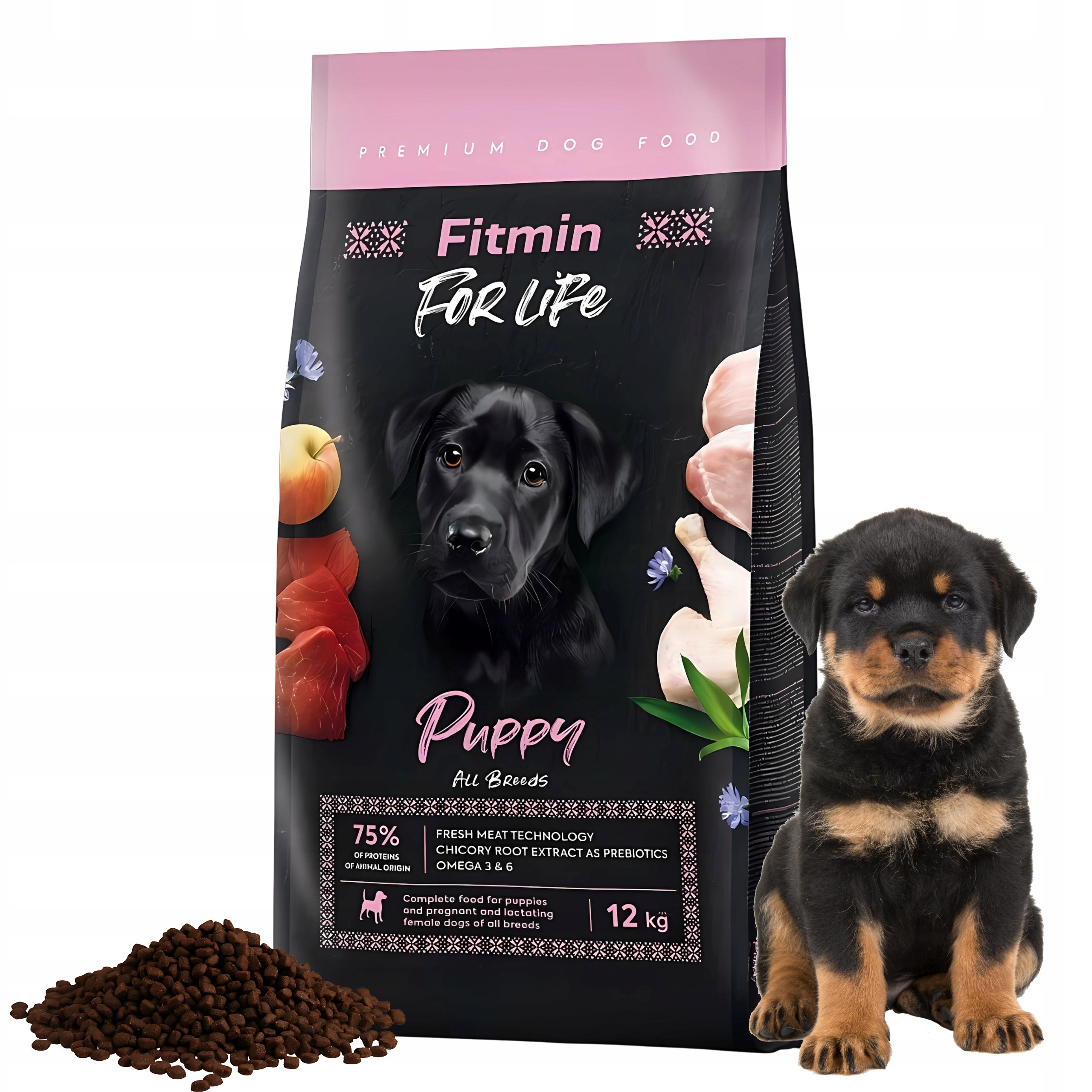 FITMIN dog mini puppy 12 kg dla szczeniąt ras małych -