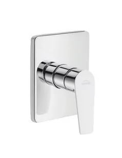Invena Dokos bateria prysznicowa podtynkowa chrom BP-19-CK1-A - Baterie wannowe i prysznicowe - miniaturka - grafika 1