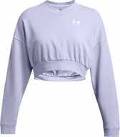 Bluzy damskie - Under Armour Bluza damska UNDER ARMOUR Rival Terry Oversized Crop Crew XL - miniaturka - grafika 1