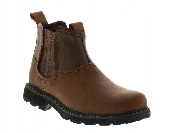 SKECHERS SZTYBLETY MĘSKIE BRĄZ SKÓRZANE 44 16IA